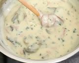 Une image de l'étape 5 de Quiche jambon champignons.