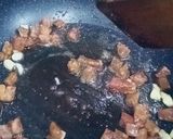 รูปขั้นตอนการทำที่ 2 ของ ข้าวผัดข้าวบาร์เลย์,กุนเชียงเนื้อ
