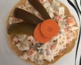 Foto del paso 3 de la receta: Ensalada de pollo fácil, rápida y reducida en grasa 🍗🥗