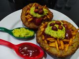 Potato katori chaat