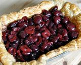 A picture of step 4 of Cherry & Chocolate Tart.