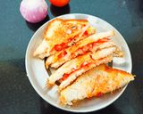 प्याज टमाटर सैंडविच(pyaz tamatar sandwich recipe in hindi) रेसिपी चरण 3 फोटो