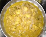 A picture of step 6 of Bamboo shoots curry.