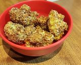 A picture of step 7 of Baked cauliflower crispies.