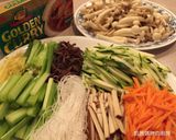 A picture of step 3 of Stir-Fried Mixed Vegetables with Egg Crepe and Curry Sauce.