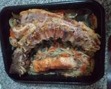 Foto del paso 3 de la receta: Asado al horno con ensalada de papa y huevo