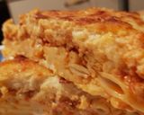 Pas rețetă Pastitio cu tofu afumat și cremă bechamel 7 fotografie