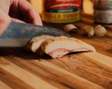 A picture of step 1 of Pasta all'Amatriciana.