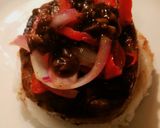A picture of step 7 of Beef Rice Burger.