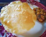 A picture of step 3 of Bhatura recipe.