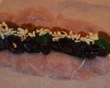 Foto del paso 6 de la receta Pavo relleno de espinacas y orejones con salsa mandarina