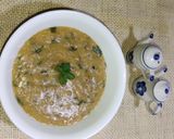 A picture of step 6 of Chicken Porridge (oats).
