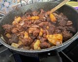 A picture of step 4 of Lebanese Style beef Lungs, kidney, heart and vegetables - CookEveryPart.
