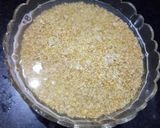 A picture of step 2 of Dalia upma (broken wheat upma).