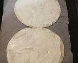 A picture of step 2 of Double Pizza with Tortillas and Cream Cheese Ready in 10 Minutes!.
