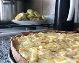 Foto del paso 4 de la receta: Tarta de cebolla y queso + salsa blanca ❤️ masa integral