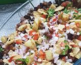 A picture of step 5 of Black Chana Chaat.