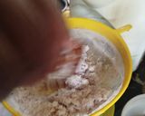 A picture of step 3 of Arroz con Coco.