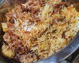 A picture of step 6 of Chicken Biryaani.
