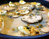 Foto del paso 9 de la receta: Merluza en Salsa Verde o Merluza a la Vasca