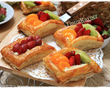 Foto langkah ke 12 dari resep Fruit Puff Pastry Instant - kilat mudah cantik.