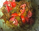 A picture of step 4 of Jackfruit Pulao.