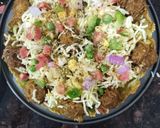 A picture of step 5 of Maggi Manchurian pie.