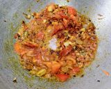 A picture of step 5 of Potato, Dry Yellow Peas Curry (Aloo, Yellow Matar Subzi).
