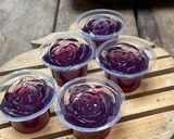 Foto langkah ke 4 dari resep Pudding mawar.