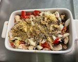 Une image de l'étape 9 de Œufs au four, tomates, champignons et feta.