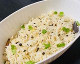 A picture of step 3 of Jeera Rice.