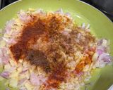 A picture of step 1 of Afgani breakfast eggs.