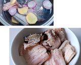 Hình bước làm 1 của món BÁNH CANH cá lóc