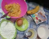 Foto langkah ke 1 dari resep Bolu kukus pisang coklat nutrijel no mixer no bp/bs.