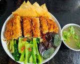 รูปขั้นตอนการทำที่ 10 ของ บะหมี่ไก่ทอด