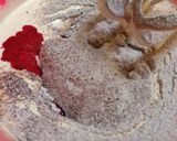 Foto langkah ke 3 dari resep Kue Tart Red Velvet Kukus.