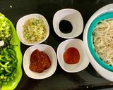 A picture of step 2 of Veg hukka noodles.