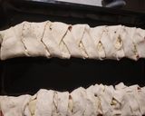 Foto del paso 4 de la receta: Trenzado de mozzarella y salame!