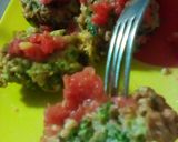 Foto del paso 7 de la receta: Bocadillos de hojas verdes c/salsa roja ☘️💗