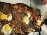 Bifes criollos a la plancheta