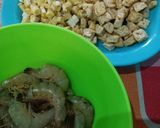 Foto langkah ke 1 dari resep Oblok-Oblok Tahu tempe udang.