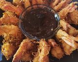 Foto del paso 4 de la receta: Langostinos empanados con Coco