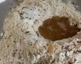 A picture of step 1 of Barley flour baati.