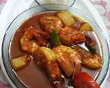 চিংড়ির লাল ঝোল (chingrir laal jhol recipe in bengali) রেসিপির ধাপ 7 ছবি