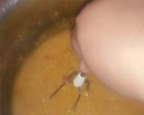 A picture of step 3 of Mong masoor daal.