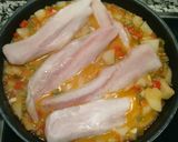 Foto del paso 3 de la receta Merluza a la jardinera. Muy fácil