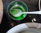 A picture of step 1 of Rabri gulkand malpua paan.