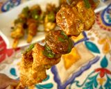 Foto del paso 4 de la receta: Brochetas de Pollo Satay y Champis