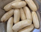 Hình bước làm 1 của món Bánh chuối socola nướng