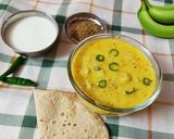 A picture of step 7 of Dahi ka kela Curd with Raw banana.